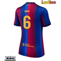 Barcelona Paez Gavi #6 Replica Home Shirt Ladies 2026-27 Short Sleeve